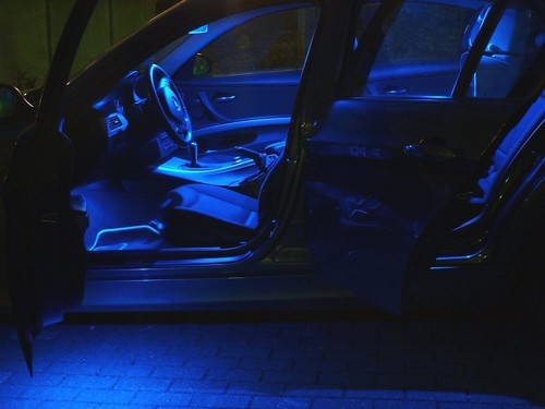 Lampen blau - 7x,