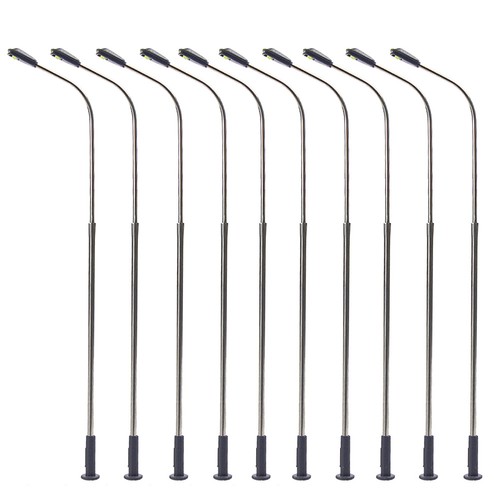 Stück spur peitschenlampen - 10,