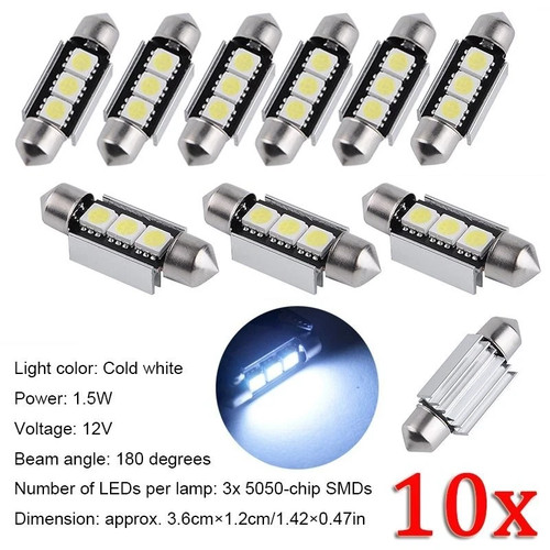 10x 12v 5050 smd - 10x,