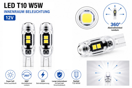 Led lampe birne - lampe, w5w