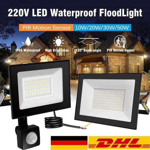 10x led fluter außen - led,